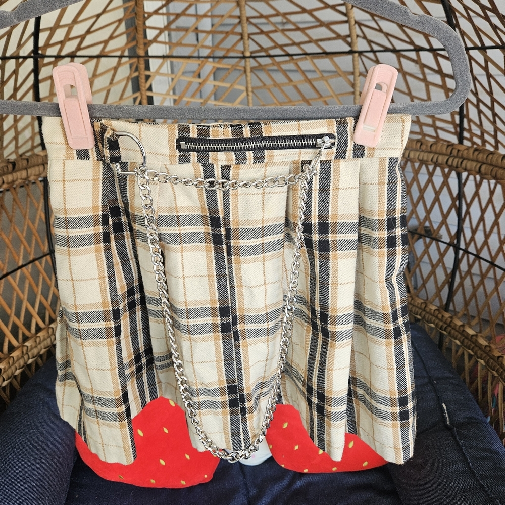 Plaid Mini Skirt